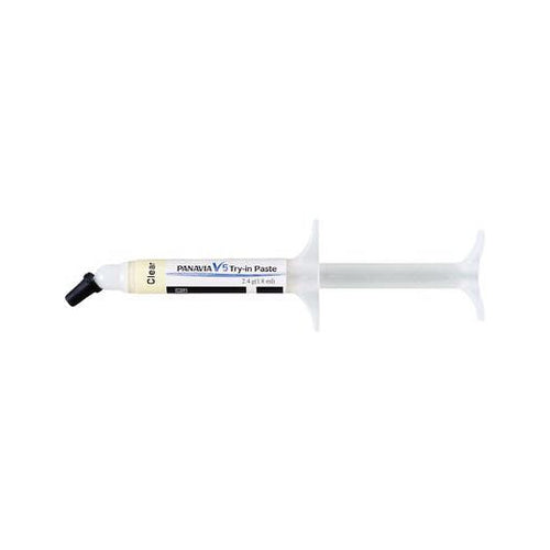 Kuraray 3622EU PANAVIA V5 Try-In Paste Universal Resin Cement Clear 1.8 mL Kuraray 3622EU PANAVIA V5 Try-In Paste Universal Resin Cement Clear 1.8 mL